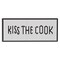 Stupell Industries Retro Kiss The Cook Wall Plaque, design by Elizabeth Medley